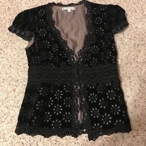 Nanette Lepore velvet top